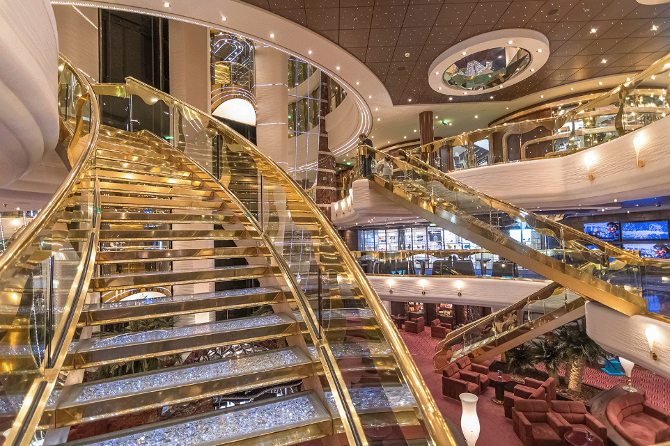 picture inside a luxury cruise ship