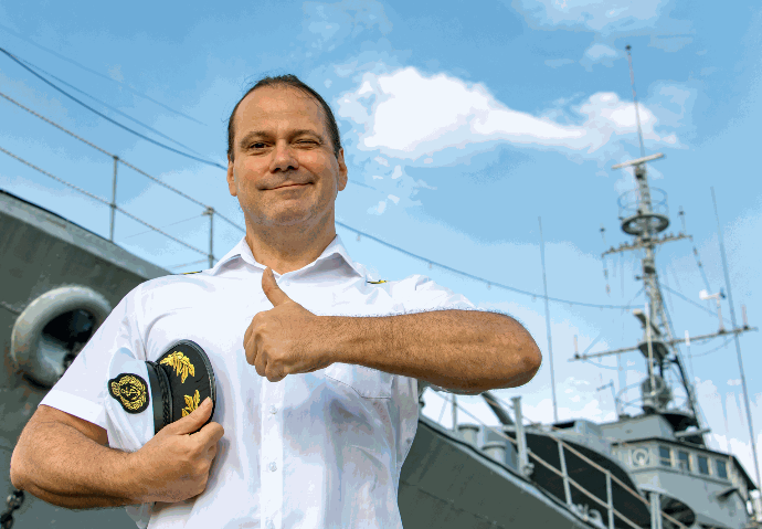 picture of a navy captain